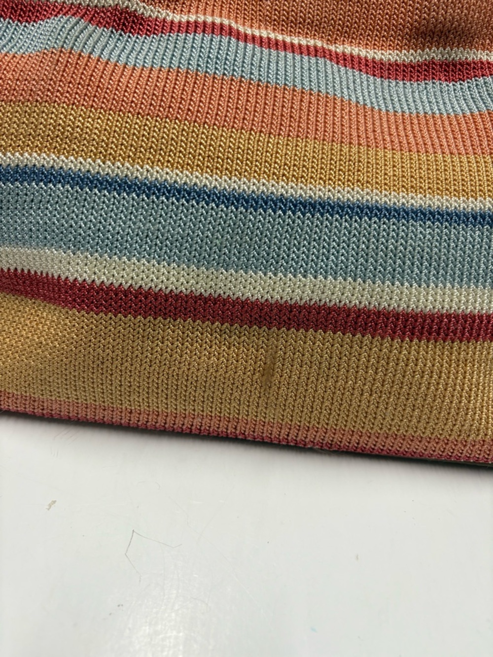 The Sak Multi Color Striped Colorful Medium Handbag Purse - Picture 8 of 8